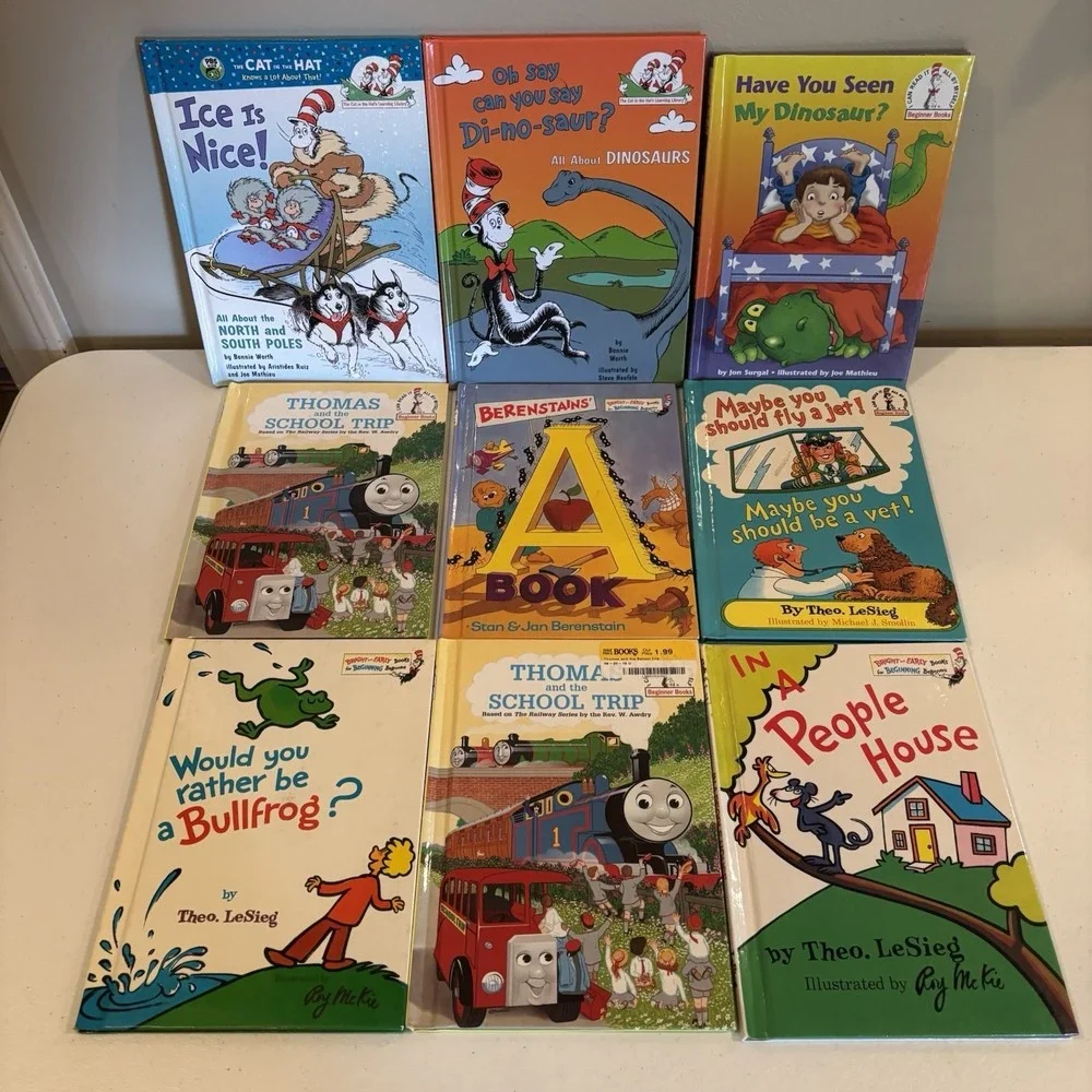 Bright and Early & I Can Read It By Myself Beginner Books Dr. Seuss‎ Lot Of 9
